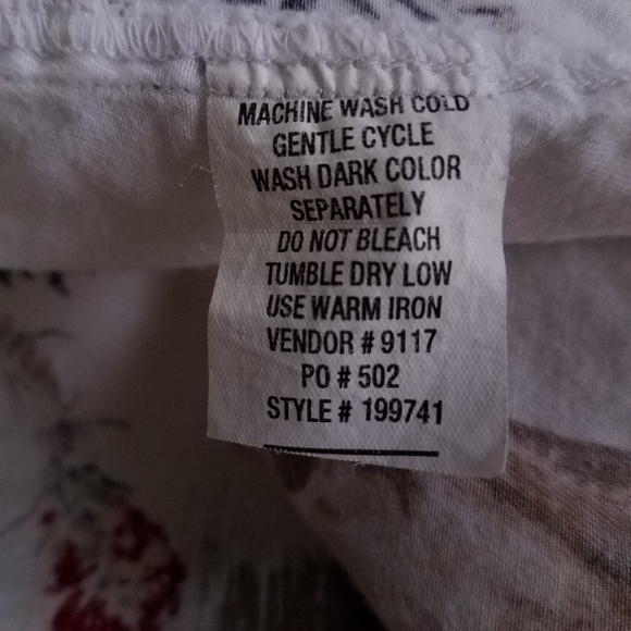 Bit & Bridle  Shirt w. Horse Pattern, Med. - Picture 5 of 5